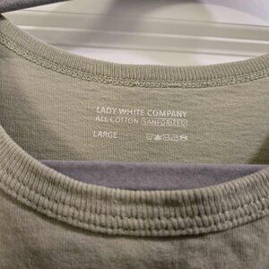 Lady White Co. - "Our T-Shirt" - Dark Mint - Size L - GREAT CONDITION